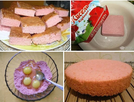 Пирог из киселя