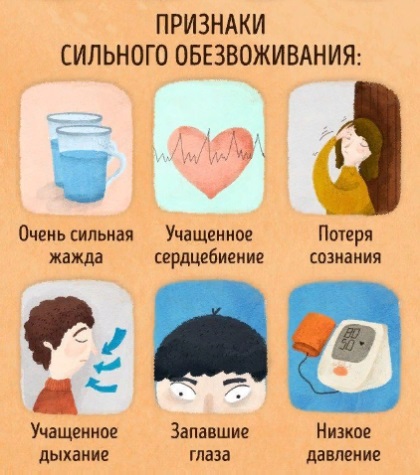 Обезвоживание у взрослых: симптомы, профилактика