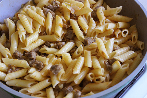 Макароны по флотски